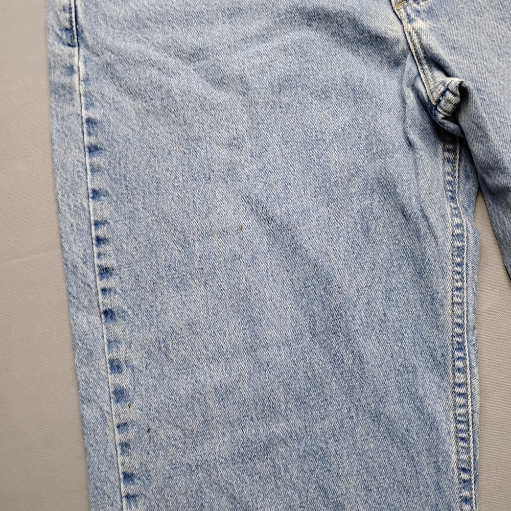 Carhartt B160 STW Mens Relaxed Fit Jeans Light Wash Vintage Union Made USA 38x30 - Picture 8 of 10